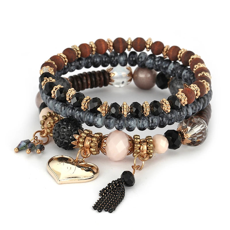 Bracelet Bohème Multicouches – Élégance et Esprit Libre