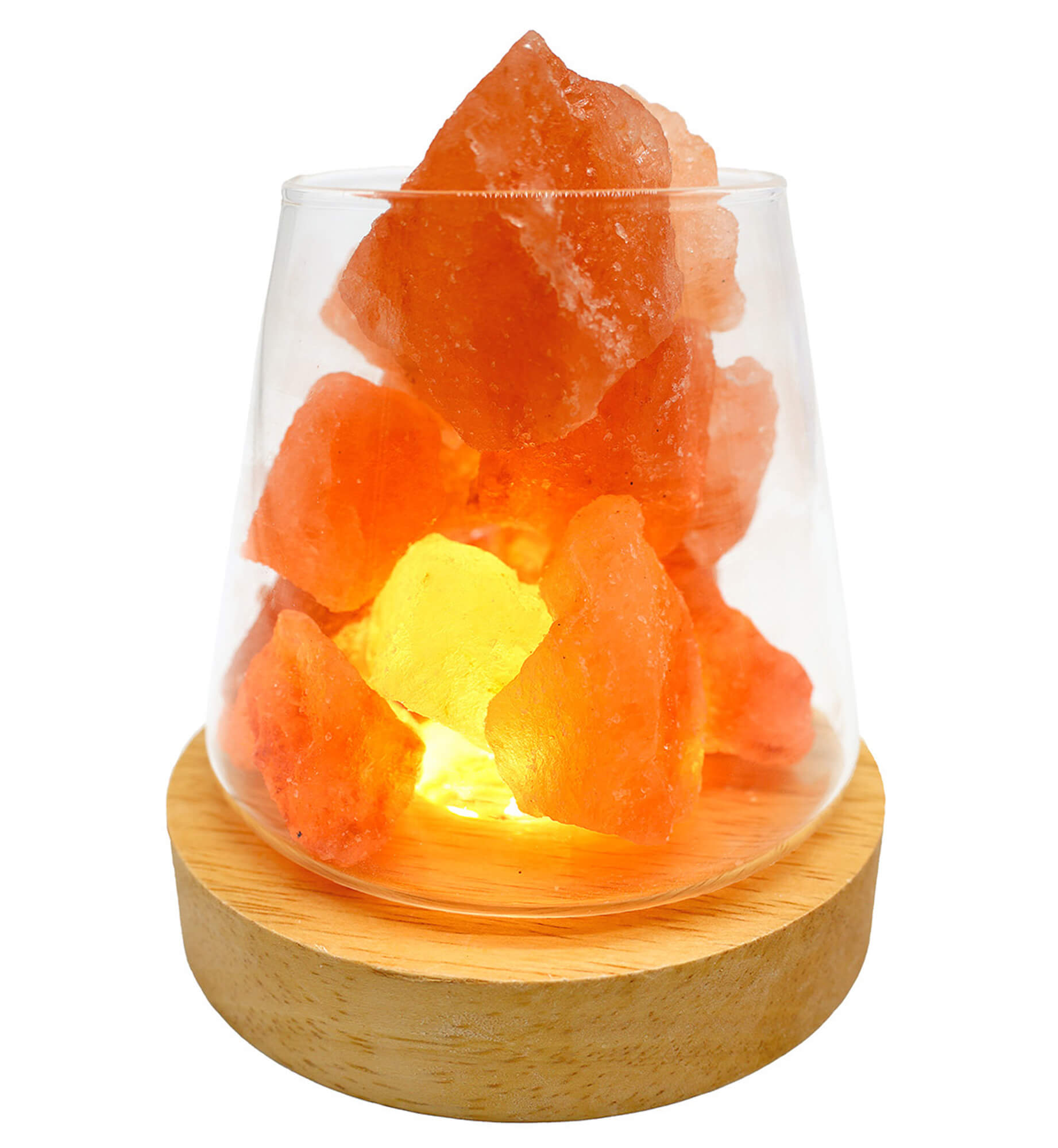 Lampe Diffuseur Sel de l’Himalaya 10 cm – Une atmosphère zen et naturelle chez vous