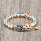 Bracelet hippie Vintage Artisanal – Perles de Yoga & Pierre Naturelle