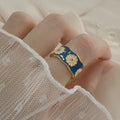 Bague Bohème Vintage Fleur Marguerite