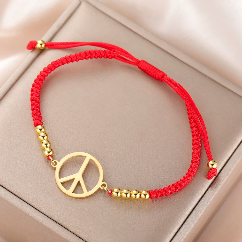 Bracelet / Chevillère Dawapara – Peace and Love