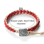 Bracelet hippie Vintage Artisanal – Perles de Yoga & Pierre Naturelle