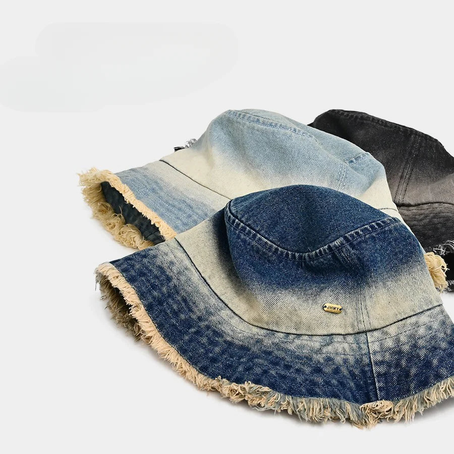 Bob en Jean Délavé – Style Rétro Unisexe