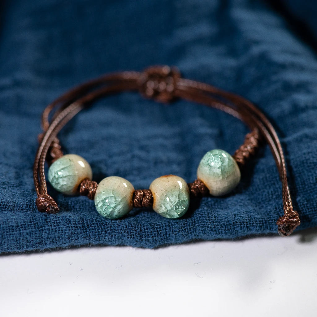 Bracelet Céramique Coloré Vintage