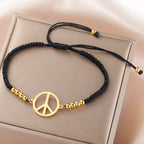 Bracelet / Chevillère Dawapara – Peace and Love