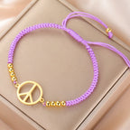 Bracelet / Chevillère Dawapara – Peace and Love