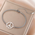 Bracelet / Chevillère Dawapara – Peace and Love